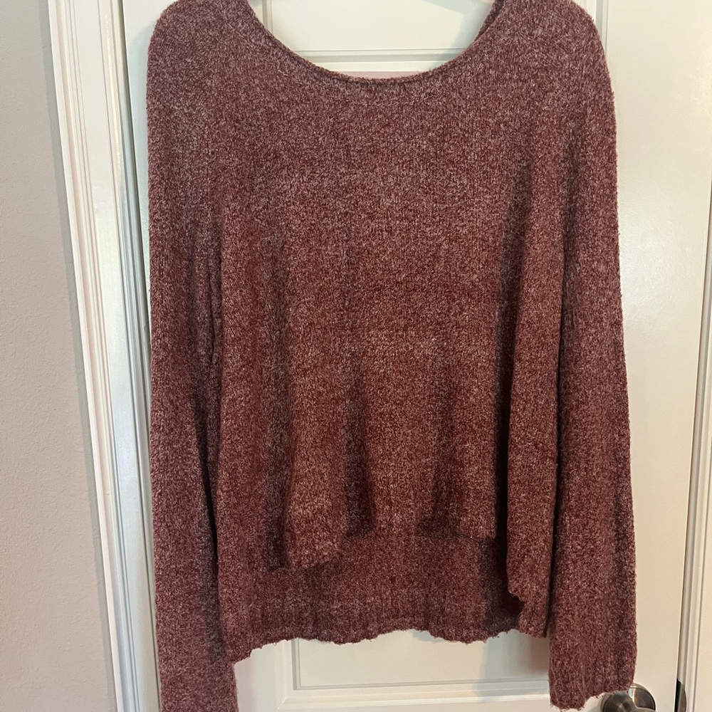 Red sweater